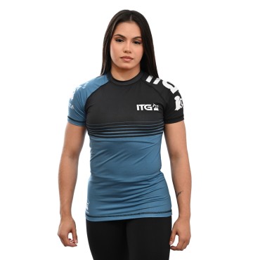 Rash Guards Feminina - BJJ Azul