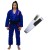 Kit Kimono In The Guard, Feminino Girls + Faixa com ponteira BJJ - Azul