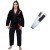 Kit Kimono In The Guard, Feminino Girls + Faixa com ponteira BJJ - Preto