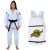 Quimono Jiu Jitsu Feminino + Bolsa Trançada - Branco