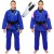 Kit com 2 Kimonos In The Guard, Feminino Green e Pink + Faixa BJJ com ponteira - Azul