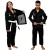 Kimono  Infantil Jiu Jitsu -  Xadrez Preto