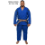 Kimono para Jiu Jitsu Trançado Grosso Calça de Rip Stop New.  Azul