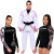 Rash Guards + Bori Feminino + Kimono Pink -  Branco