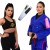 Kimono In The Guard, Feminino, Pink + Faixa BJJ + Top - Azul