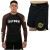 Shorts para treino + Rash Guards - Marrom