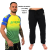 Rash Seleção + Calça Jiu Jitsu Avulsa -  PRETO