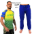 Rash Seleção + Calça Jiu Jitsu Avulsa -  AZUL