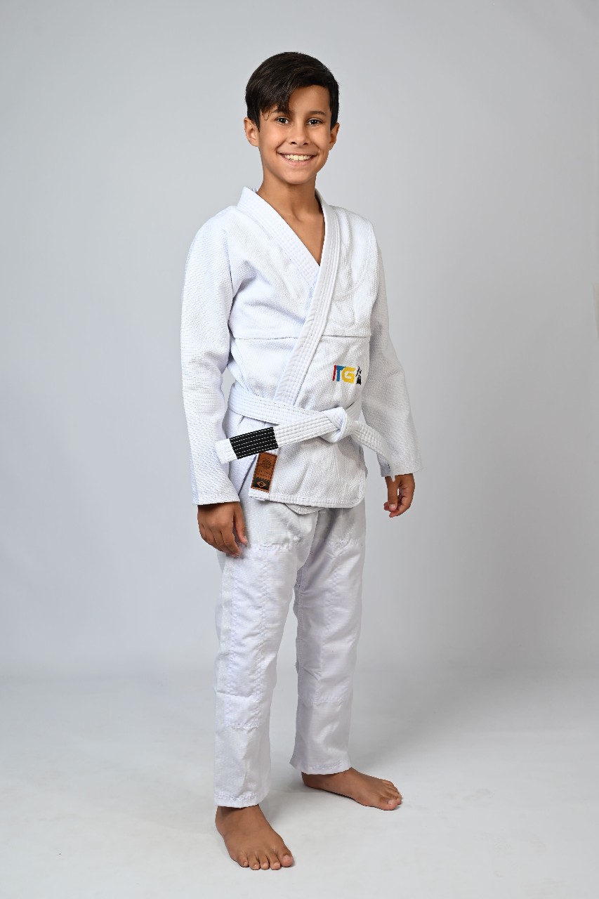 Kimono Infantil In The Guard Colors Branco
