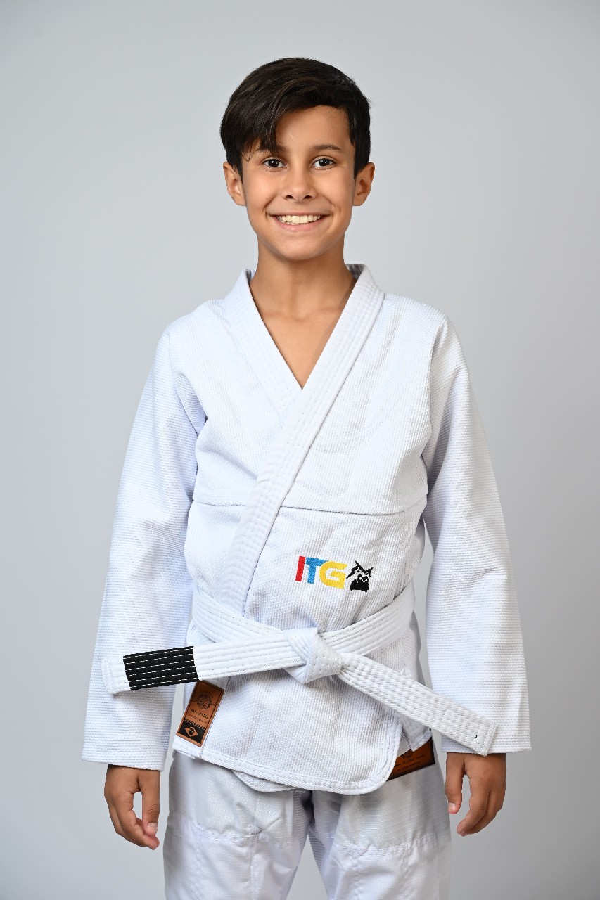 Kimono Infantil In The Guard Colors Branco