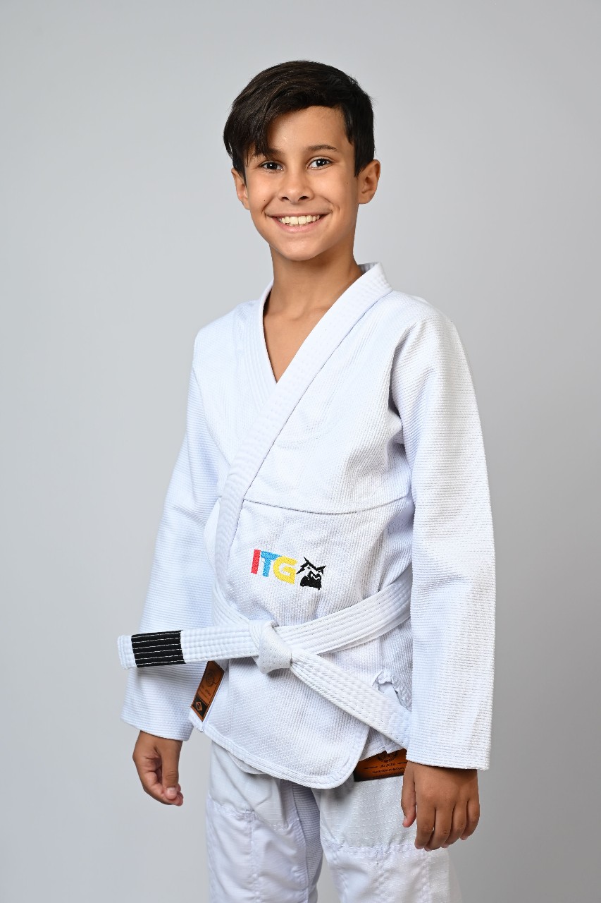 Kimono Infantil In The Guard Colors Branco