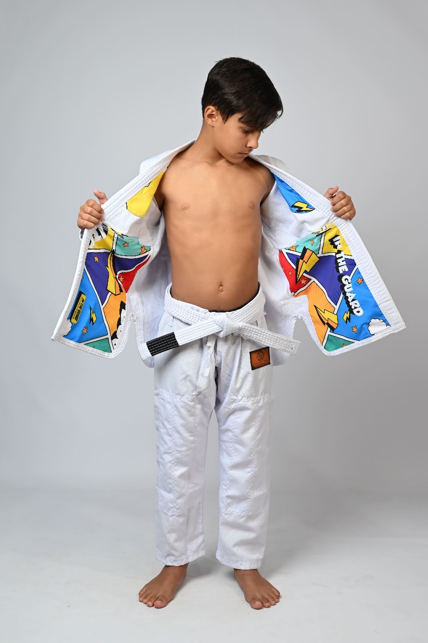 Kimono Infantil In The Guard Colors Branco