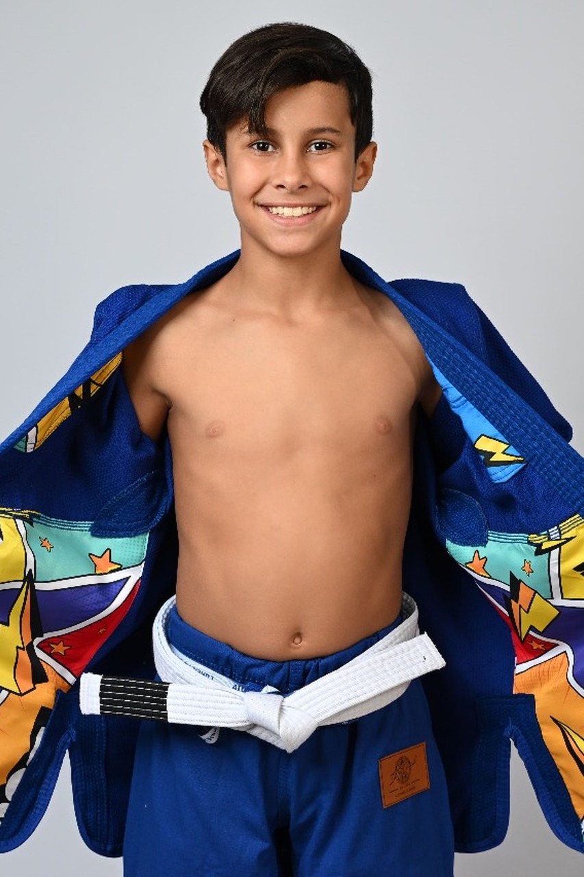 Kimono Infantil In The Guard Colors Azul
