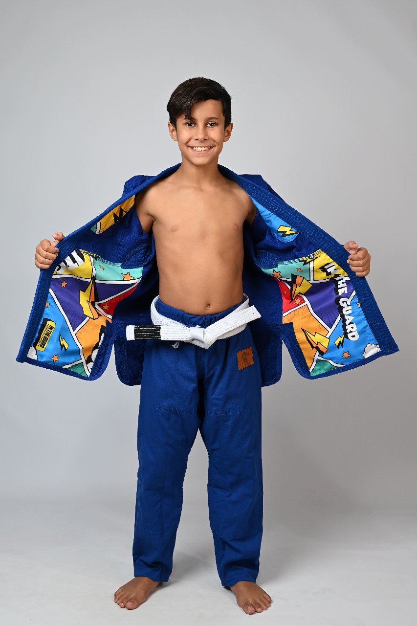 Kimono Infantil In The Guard Colors Azul