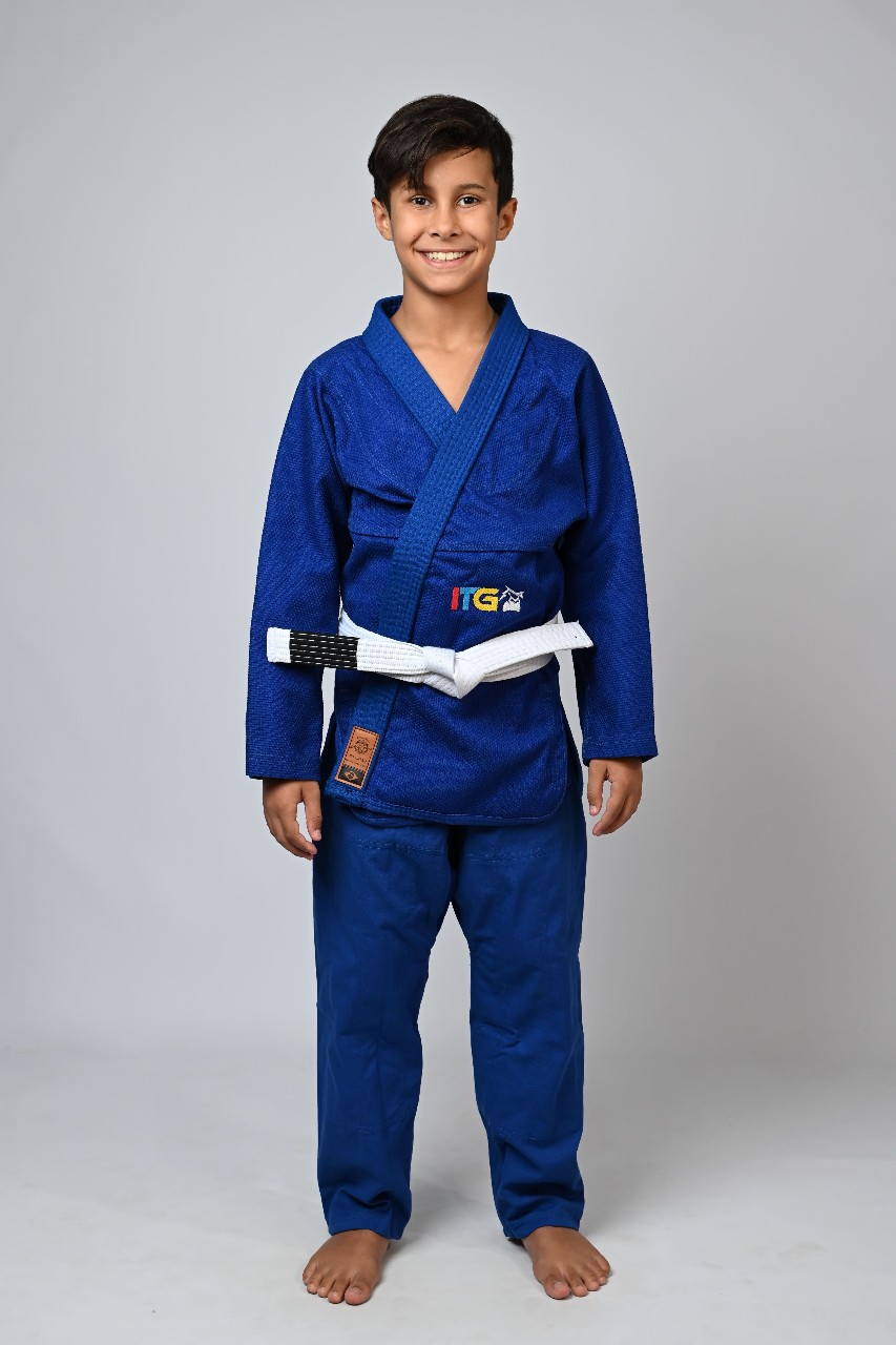 Kimono Infantil In The Guard Colors Azul