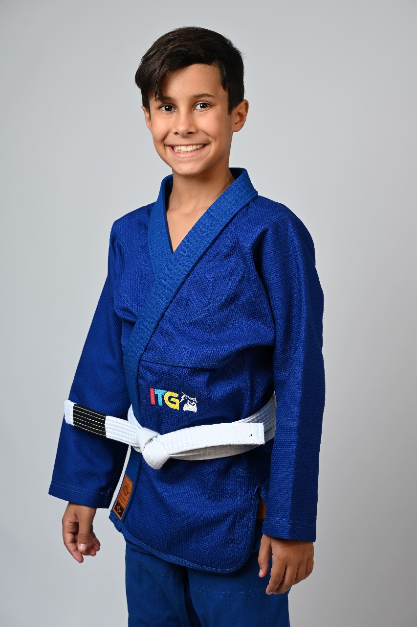Kimono Infantil In The Guard Colors Azul