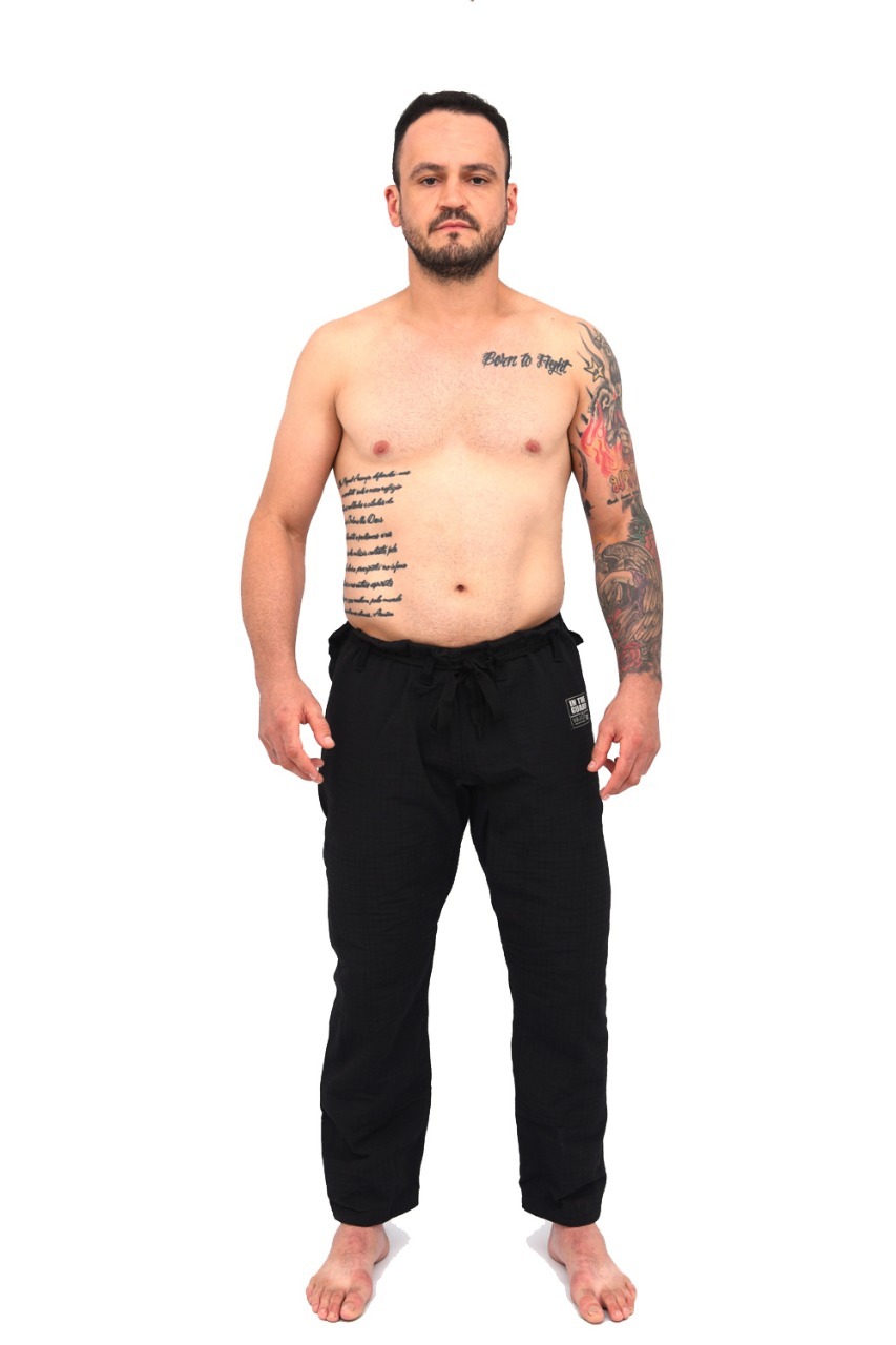 Calça de Kimono Jiu Jitsu - In The Guard - Preto