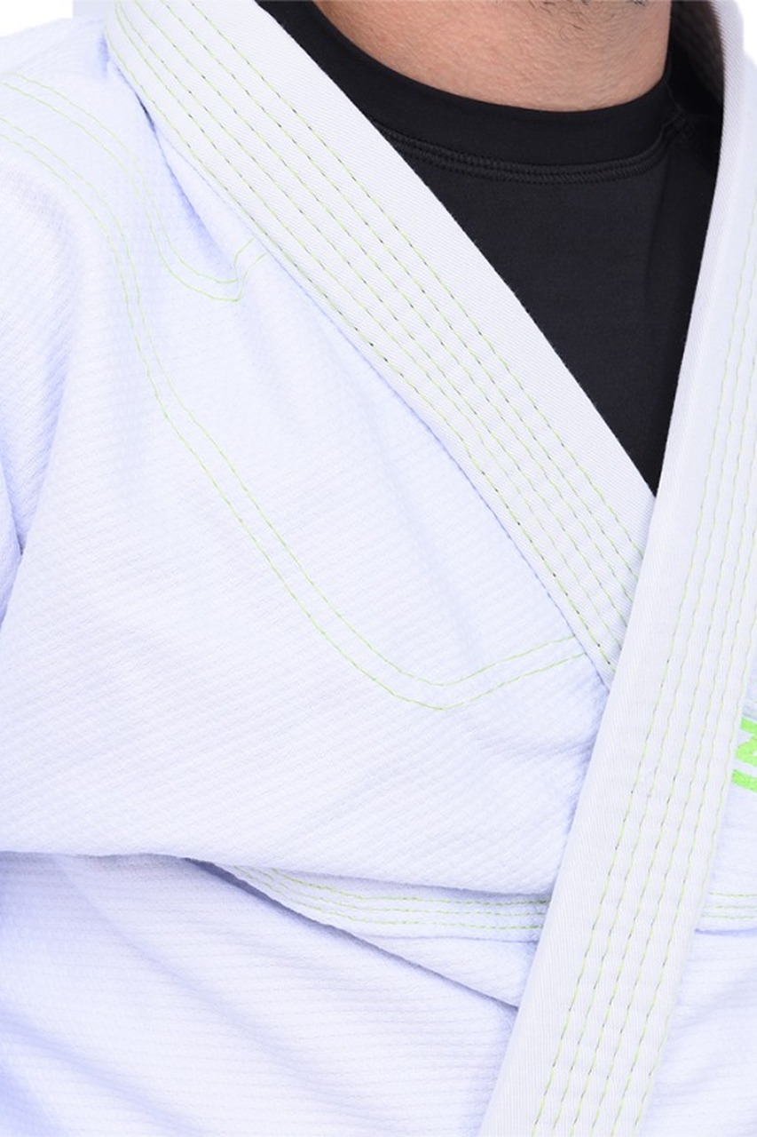 Kimono In The Guard Green Branco OUTLET 