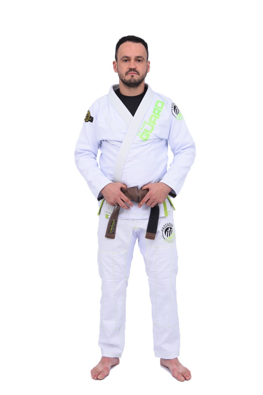 Kimono In The Guard Green Branco OUTLET 