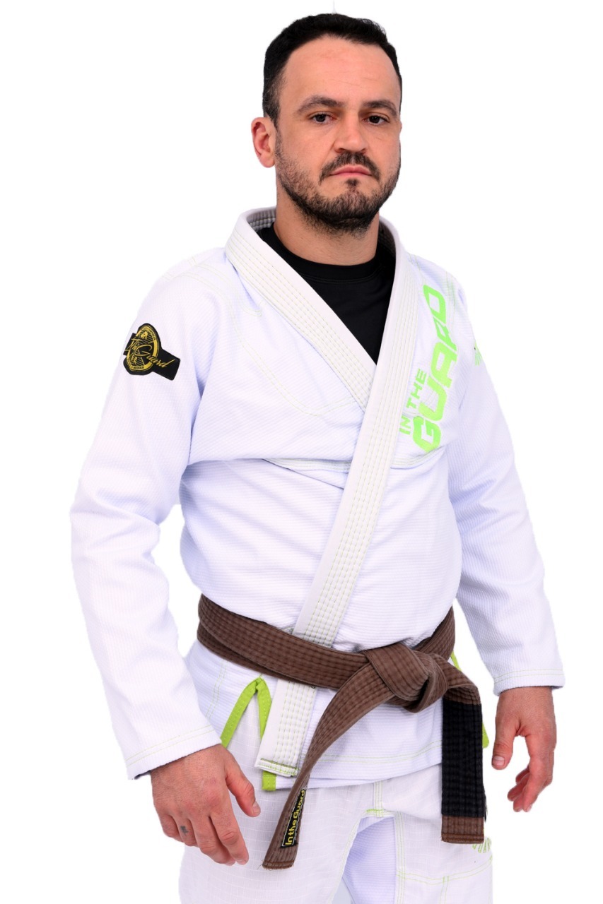 Kimono In The Guard Green Branco OUTLET 