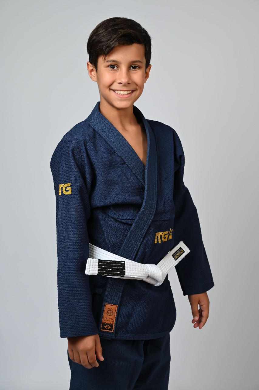 Kimono Infantil In The Guard Feminino Marinho