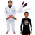 Kit Kimono In The Guard Jiu Jitsu + Rash Guard + Faixa - Branco