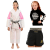 Kit Kimono In The Guard Feminino, Infantil Jiu Jitsu + Rash Infantil + Shorts - Branco